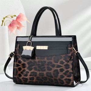 Hot Selling Leopard Handbags Women <b>Shoulder</b> <b>Sling</b> Bags Waterproof PU Totes - Product Image 6