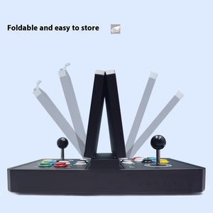 Máquina de juego de Arcade portátil de 10 pulgadas con doble tapa Nostalgia Fighting Moonlight Treasure Box Home Rocker Handle Idioma inglés - Product Image 2