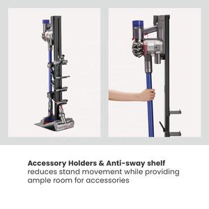 <span class=keywords><strong>Support</strong></span> <span class=keywords><strong>de</strong></span> <span class=keywords><strong>support</strong></span> <span class=keywords><strong>de</strong></span> <span class=keywords><strong>rangement</strong></span> sous vide autoportant en aluminium noir stable compatible avec l'aspirateur <span class=keywords><strong>Dyson</strong></span> - Product Image 3