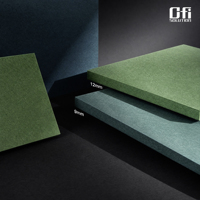 Panneaux acoustiques en PET conformes à la norme OEKO-TEX Standard 100, panneaux acoustiques de plafond en polyester, panneaux acoustiques insonorisants en PET pour murs