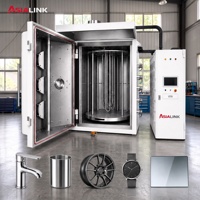 Ligne de production de revêtement PVD ionique sous vide automatique à faible consommation d'énergie AsiaLink avec pompe pour l'acier inoxydable, les alliages, le plastique, le verre et la céramique