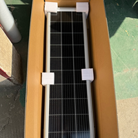 Lampe solaire de rue de jardin intelligente, indice de protection IP66, avec LED tout-en-un 60W/80W/120W, nouveau design breveté