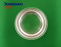 Lentille optique en verre texturé de précision pour diffuseur de lumière LED, pour éclairage LED haute puissance et lampes industrielles