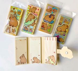 DHF1269 Soorten Memo <span class=keywords><strong>Pads</strong></span> Kawaii Mofusand Capybara Chiikawa Cartoon Kleverige Memo <span class=keywords><strong>Pads</strong></span> Draagbare Bericht Notities Kladblok Groothandel - Product Image 1