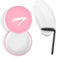Cire coiffante transparente pour sourcils à tenue extrême, gel fixateur longue durée pour sourcils, marque privée