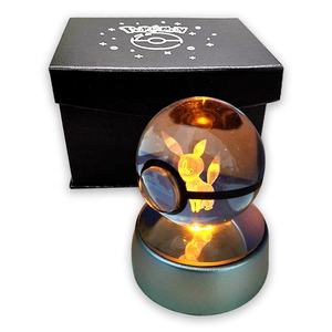 50mm 60mm 80mm sıcak satış 3d lazer kristal top Poke topu aksiyon figürleri toptan - Product Image 5