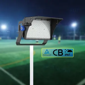 Lámparas reflectoras de 200W, 250W, 300W, 400W, luces LED de inundación TUV CB para deportes de estadio al aire libre