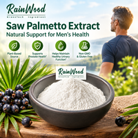 Extrait de baies de palmier nain Rainwood en poudre, extrait botanique standardisé, ingrédient végétal naturel pour les formulations de compléments alimentaires