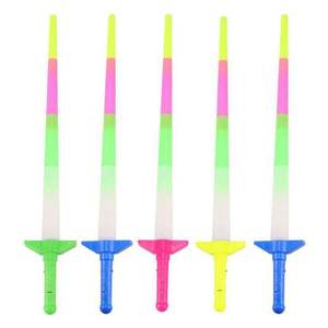 Erweiterbare Lasers äbel leuchten LED-Schwerter leuchten im Dunkeln Mini-Leuchtstäbe blinkende Neon-Party Geburtstag Hochzeit Halloween - Product Image 6