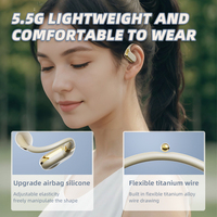 Écouteurs Sportifs sans Fil Silnek Q11 avec Crochet d'Oreille en Silicone, Microphone, Appel HD et Réduction de Bruit ENC