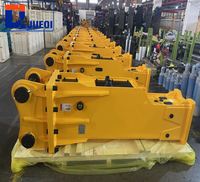 Casse-pierre hydraulique silencieux en boîtier fermé SB43 SB81 SB151 compatible avec les excavatrices de 10 à 50 tonnes