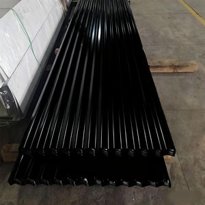 Tôles de toiture ondulées en acier galvanisé PPGI de calibre 28, utilisées pour la construction de maisons - Product Image 3