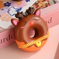 Offre Spéciale – Jouet Anti-Stress en PU pour Fêtes de Noël – Père Noël, Bonhomme de Neige, Donut Squishy de Noël