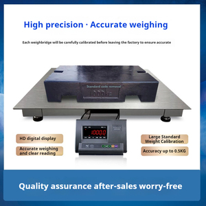 Nhà máy trực tiếp bán 1ton 3ton 5ton 10ton thép không gỉ điện tử kỹ thuật số có trọng lượng quy mô sàn - Product Image 5