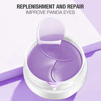 Marque privée Traitement au collagène de raisin Patch pour les yeux Hydratant hydrogel Anti-poches Feuille sans silicone Beurre de karité Fourniture OEM