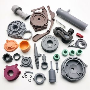 OEM personalizado PP ABS PP PC PPE PEEK PEI PET PMMA Nylon moldeado por inyección de piezas de plástico verde Piezas de inyección de plástico no estándar - Product Image 1