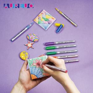 Phoenix 24 colori 0.7mm punta Extra Fine inchiostro acrilico Premium disegno Non tossico Set <span class=keywords><strong>di</strong></span> pennarelli acrilici - Product Image 4