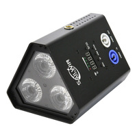 Nouvel éclairage de scène sans fil intelligent 3x18W 6-en-1 RGBAW UV LED Uplight avec application/Wi-Fi/DMX pour DJ, mariages et projection de lumière blanche chaude