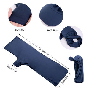 Protector solar Hijab accesorios para <span class=keywords><strong>el</strong></span> cabello gorras de verano con capa Hijab visera gorra de béisbol musulmana con bufanda de malla para mujer <span class=keywords><strong>Jersey</strong></span> bufanda - Product Image 6