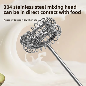 เครื่องตีฟองนมแบบพกพา ดีไซน์ใหม่ ชาร์จผ่าน USB ผลิตจาก PP+304 สแตนเลส ใช้สำหรับตีฟองนม ผสมเครื่องดื่ม ทำฟองนมขนาดเล็ก ใช้งานง่าย สำหรับกาแฟ - Product Image 6