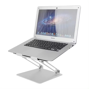 Support <span class=keywords><strong>pour</strong></span> ordinateur portable en aluminium stable et durable A24, pliable, portable, ergonomique, avec caoutchouc en silicone <span class=keywords><strong>pour</strong></span> MacBook, <span class=keywords><strong>iPad</strong></span>, bureau - Product Image 1