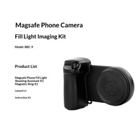 Nouvelle lampe selfie pour téléphone portable, anneau lumineux d'appoint à double température de couleur pour vidéo en direct et éclairage d'appoint