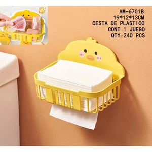 Cestello di plastica da bagno portaoggetti per cucina portatile elegante elegante Premium - Product Image 1