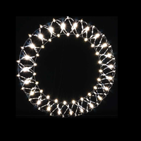 Éclairage élégant inspiré des feux d'artifice pour les escaliers d'hôtel et la décoration intérieure Lustres LED pliants abordables