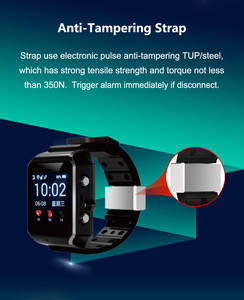Pulsera de seguimiento de Alzheimer con GPS en tiempo real + lbs + WiFi de seguimiento sin correa extraíble reloj judicial C05 OEM y ODM - Product Image 4