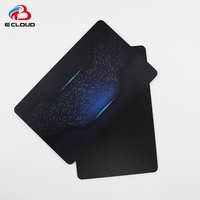 Carte d'accès intelligente RFID LED personnalisée avec puce IC, carte-clé d'hôtel, carte PVC NFC professionnelle avec lumière LED, étanche, puce NTAG213