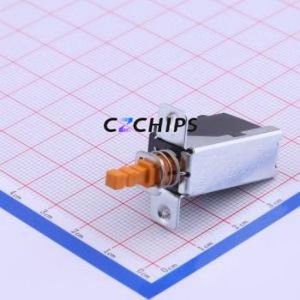 MPS11-MS18O-R Pushbutton Switch Through hole Component (THT) Switch Single Pole Single Throw Self-Locking 100000 16A - Product Image 1