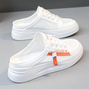 2026 Wholesale Women's Summer Loafers <b>Half</b> <b>Slip</b>-On Mesh Breathable Board Shoes Thick Sole Versatile Walking Spring - Product Image 6