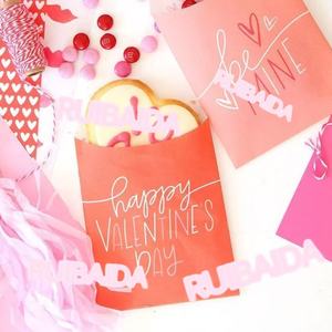 Tùy Chỉnh Chọn Và Trộn Kẹo Thụy Điển Kẹo Túi Túi Giấy Nhỏ Với Hạnh Phúc Valentine Logo Giftshop Ủng Hộ Xử Lý Vận Chuyển Hộp Màu Hồng - Product Image 6
