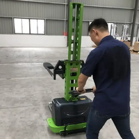 Gerbeur semi-électrique auto-chargeur Everlift, capacité de charge 500 kg, élévateur de palettes 1100 mm, gerbeur pour chargement de fourgons et conteneurs