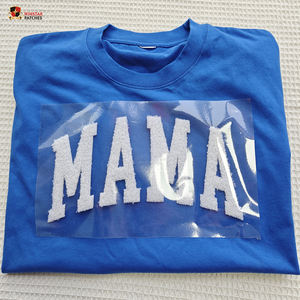 Nueva Tendencia 2026: Parches Termoadhesivos de Letras de Chenilla Mini Mama Fluff Personalizados al por Mayor para Ropa y Camisetas - Product Image 5