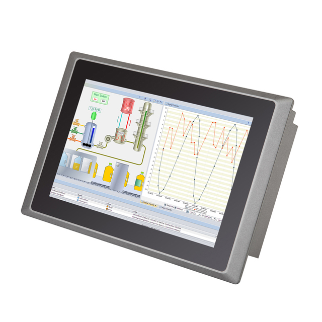 Aluminium Housing IP65 Waterproof 10.4 Inch Industrial Touchscreen Win7 Touch Panel Pc
