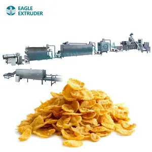 Jinan Eagle Nouvelle machine de fabrication de céréales de petit-déjeuner facile à utiliser pour les cornflakes et la soupe en poudre de racine de lotus Roulement d'engrenage fiable