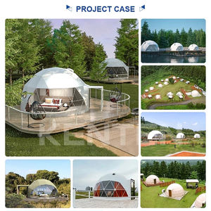 KENTEN Geodésico Glamping Pvc Dome Hotel Carpa <span class=keywords><strong>Domo</strong></span> Fiesta Prefab Dome House Carpa Geodésico Cúpulas Glamping Con Aislamiento - Product Image 5