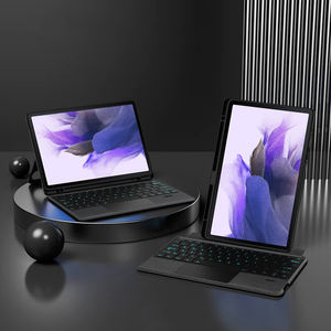 เคสฝาครอบคีย์บอร์ดไร้สาย<span class=keywords><strong>12</strong></span>.4นิ้วสำหรับ <span class=keywords><strong>Samsung</strong></span> <span class=keywords><strong>Galaxy</strong></span> <span class=keywords><strong>Tab</strong></span> <span class=keywords><strong>S7</strong></span> <span class=keywords><strong>FE</strong></span> <span class=keywords><strong>S7</strong></span> PLUS S8 PLUS S9 <span class=keywords><strong>FE</strong></span> - Product Image 6