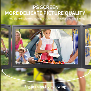 Đặt hàng số lượng lớn có sẵn 21.5 inch màu đen wifi màn hình cảm ứng Khung ảnh kỹ thuật số 1920x1080 Độ phân giải đám mây khung ảnh đồng hồ <span class=keywords><strong>MP3</strong></span> 32GB - Product Image 6