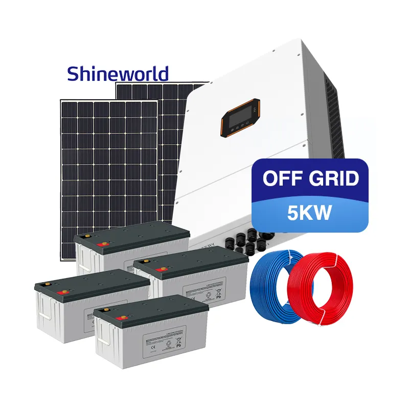 إنتاج محطة طاقة صينية محمولة فائقة من Shineworld بقدرة 3 كيلو وات 4 كيلو وات 5 كيلو وات