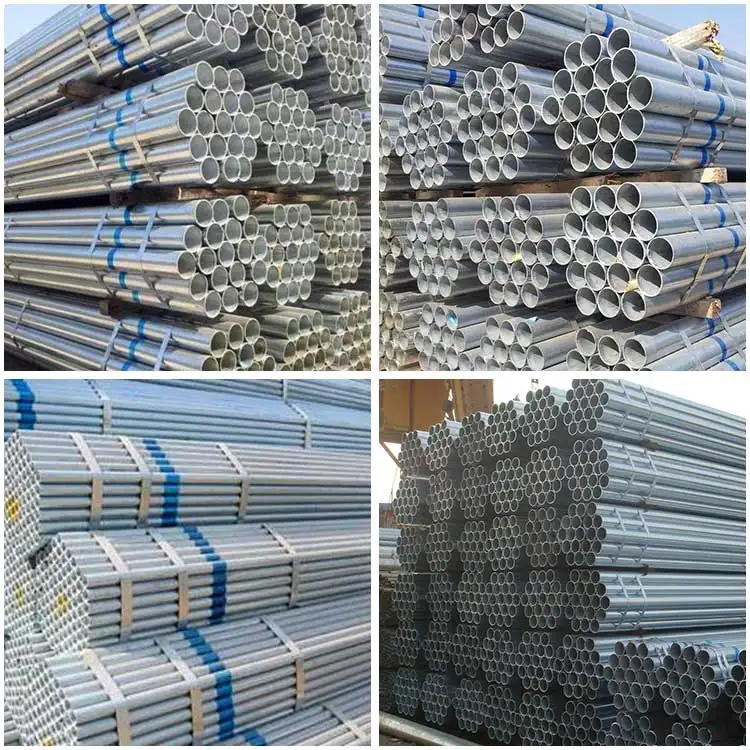 Hot Dipped Galvanized Gi Steel Pipes Pre Galvanized Rectangular Welded Iron tube Schedule 40 80 Pipe with Square Gate Design