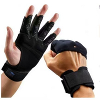 Gants de fitness demi-doigts en cuir OEM personnalisés pour hommes et femmes, respirants, antidérapants, pour l'entraînement, la musculation et la randonnée, vente en gros