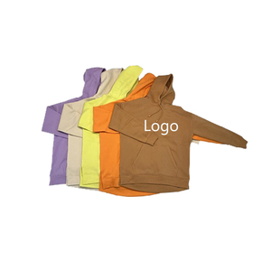 Custom Make Logo Casual Fashion Design Embroidery Breathable Eco-Friendly Fleece Front Hoodies Plain Pullover <b>Tracksuits</b> - Product Image 1