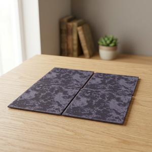 Gris nuageux 300x300 fleur intérieure marocaine Surface mate décorative moderne en céramique marbre sol carrelage mural pour salle de bain cuisine - Product Image 5