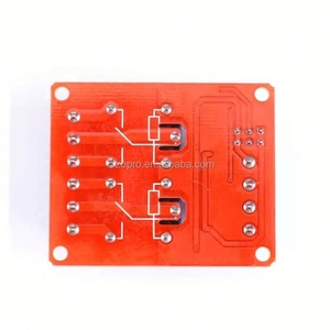 โมดูลรีเลย์ 2 ช่องสัญญาณ Zopro 24V พร้อมออปโตคัปเปลอร์ ทริกเกอร์ระดับสูง/ต่ำ บอร์ดสีแดง แบบติดตั้ง SMD - Product Image 5