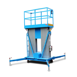 स्व-चालित एल्यूमीनियम मिश्र धातु ऊर्ध्वाधर मस्ट लिफ्ट प्लेटफॉर्म इलेक्ट्रिक मैन लिफ्ट 12 मीटर काम ऊंचाई 130 किलोग्राम भार क्षमता के लिए - Product Image 6