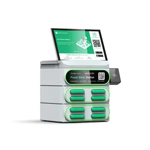 OEM özelleştirilebilir istifleme makinesi ticari mobil şarj istasyonu kiosk kiralama güç banka istasyonu paylaşılan