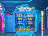 Machine de jeu d'arcade grand format à monnayeur pour divertissement, jeu de pêche en mer, simulation de pêche Sea Fishing Master JiaXin English