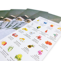 Catalogue de dépliants de Service d'impression, Design A4 personnalisé, produit cosmétique personnalisé, dépliant en papier couché